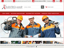 Tablet Screenshot of elektro-mar.pl