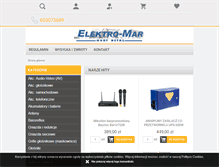 Tablet Screenshot of elektro-mar.com